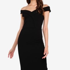 MISSGUIDED Bardot Midi Dress
